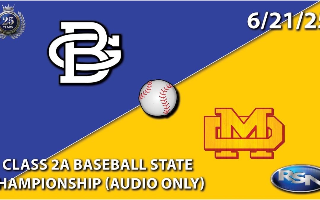Boone Grove vs. Evansville Mater Dei | 2025 Class 2A Baseball State Championship | Audio