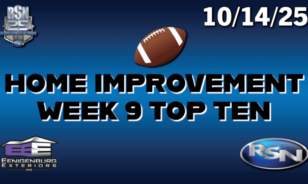 FOOTBALL: Home Improvement Week Nine Top 10 – 10/14/25