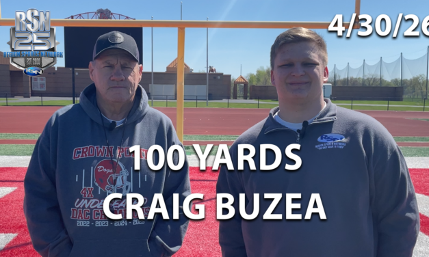 100 YARDS: Craig Buzea – 4/30/26