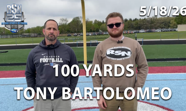 100 YARDS: Tony Bartolomeo – 5/18/26