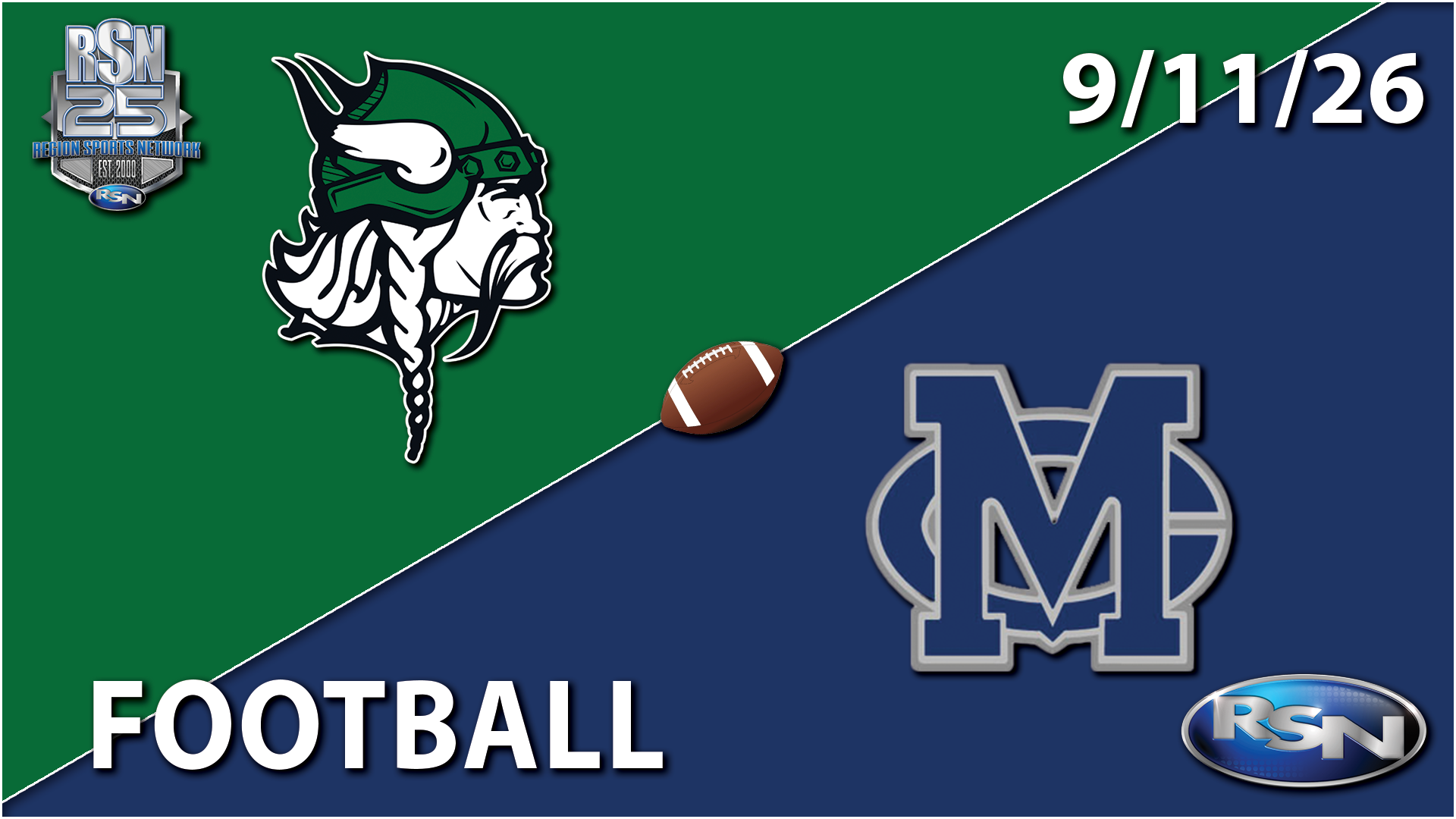 FOOTBALL NIGHT IN THE REGION: Valparaiso at Michigan City - Football - Week Four - 9/11/26 - Region Sports Network
