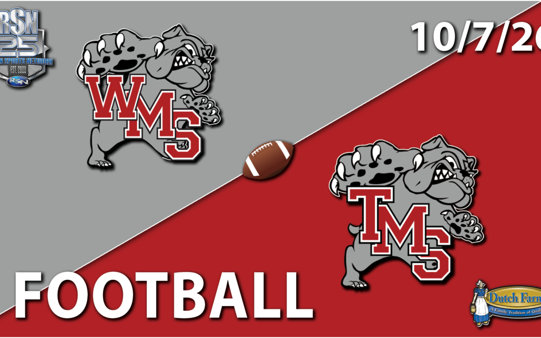 FOOTBALL NIGHT IN THE REGION: Taft vs. Wheeler (B Game) – Middle School Football – 10/7/26